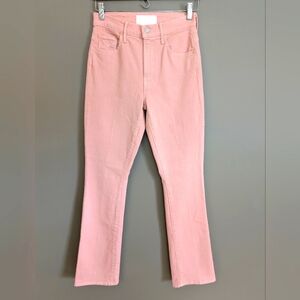 Mother The Inside Hover High Rise Peach Parfait Jeans Size 26